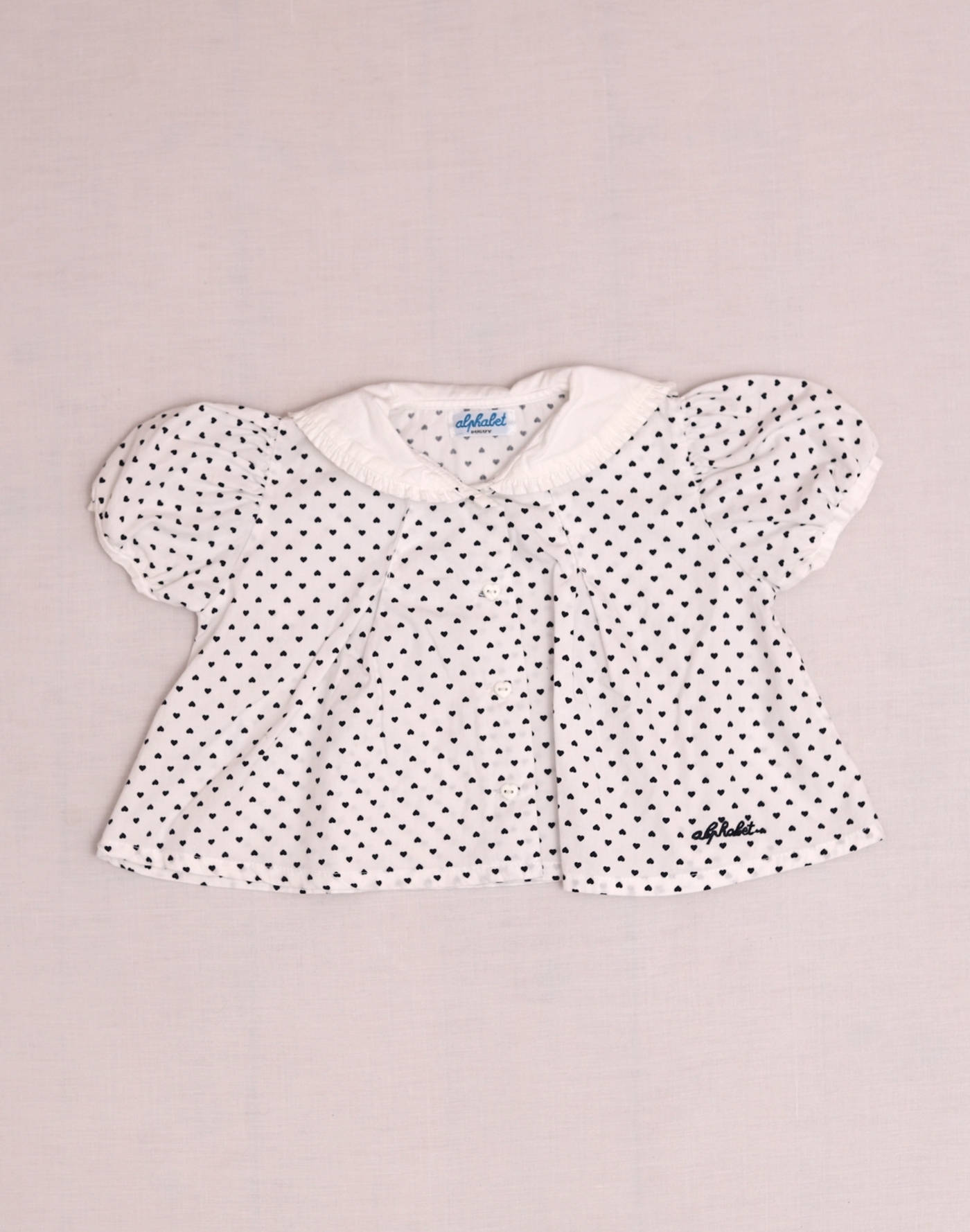 Blouse coeurs oversize