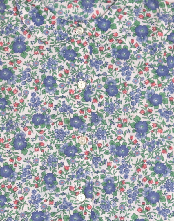 Blue floral shirt