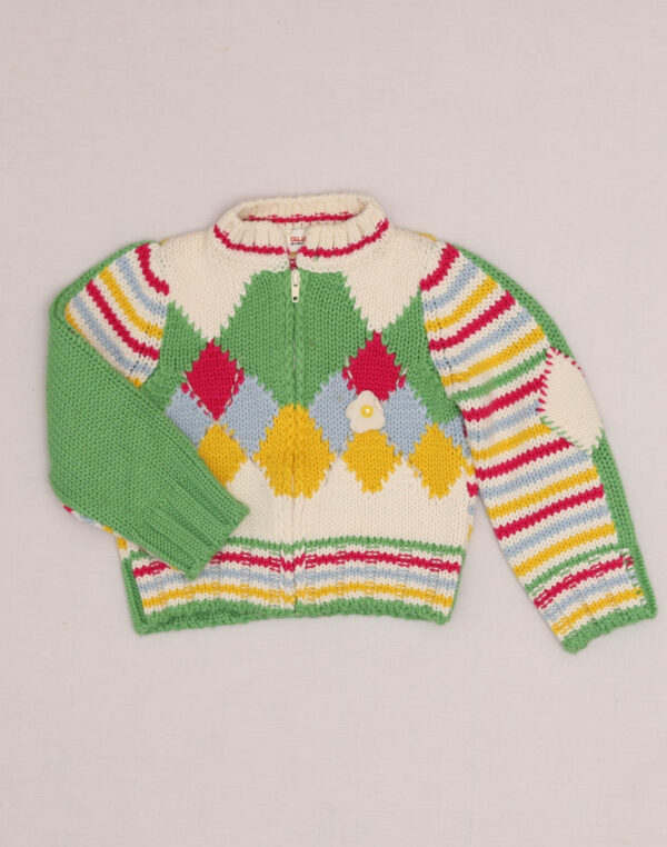 Multicolored Italian Cardigan