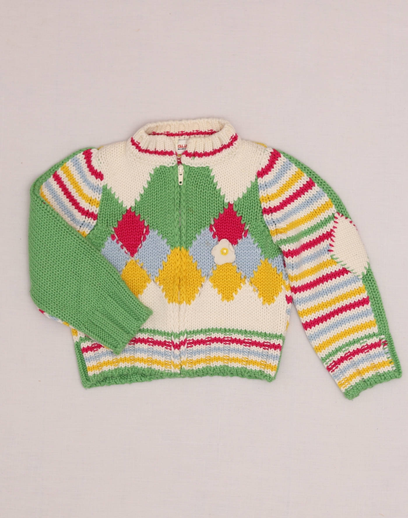 Multicolored Italian Cardigan