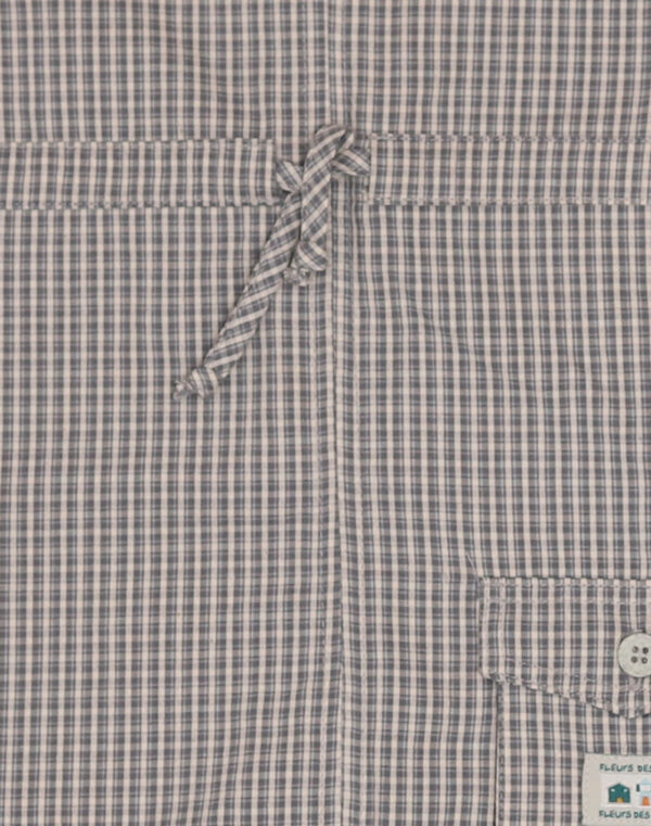 Checkered & Jersey Summer Dress