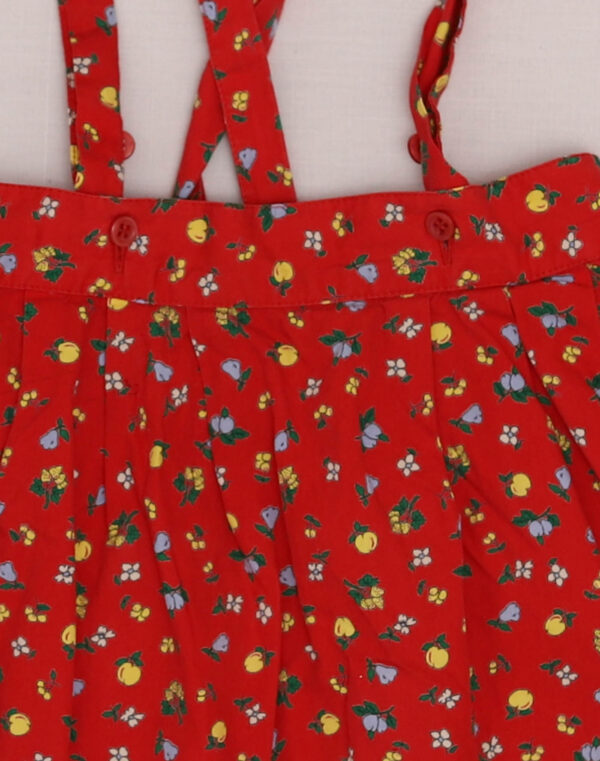 Cacharel Fruit-Print Skirt with Straps