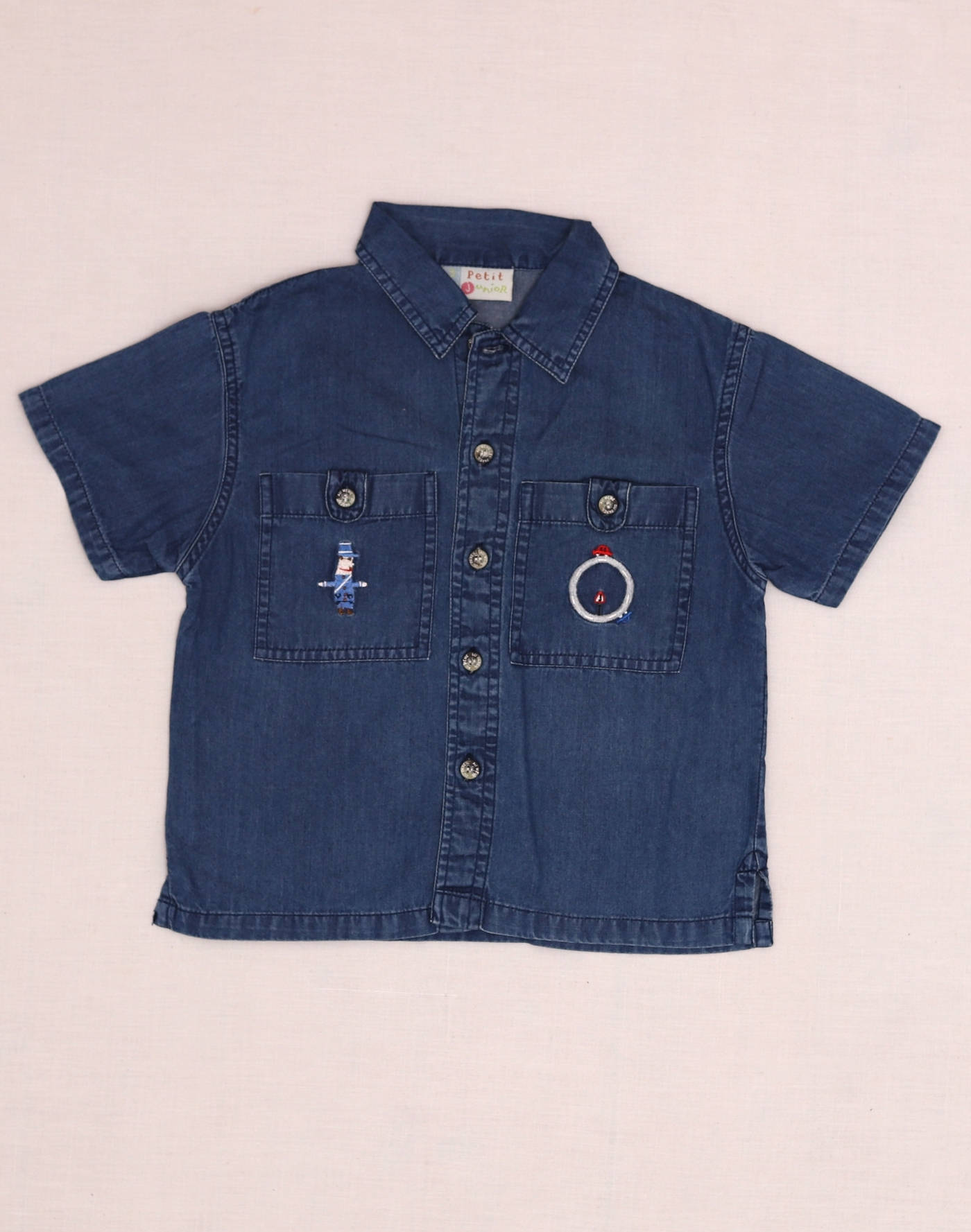 Chemisette jean gendarme
