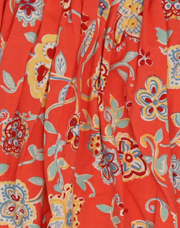 Floral Jersey Skirt, Size 6