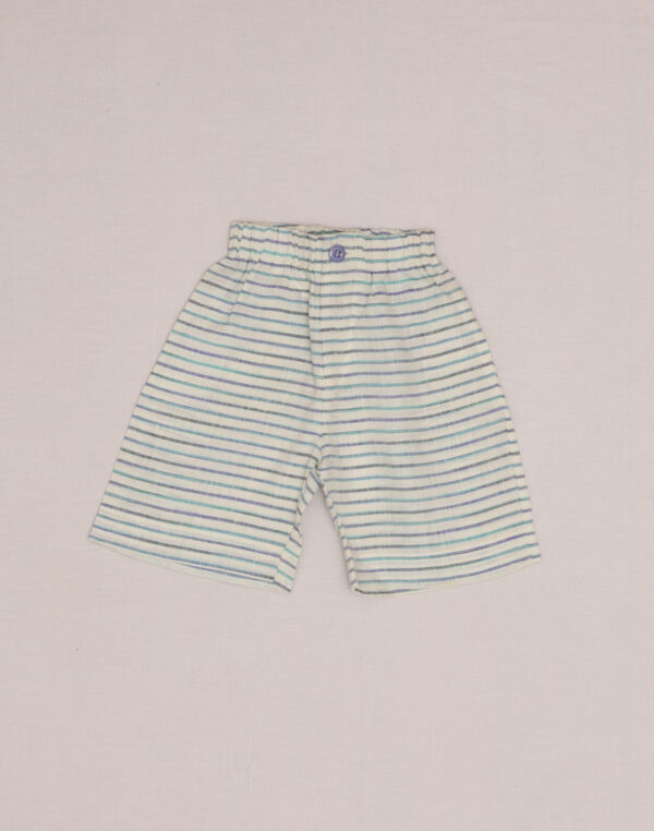 Baghère Striped Linen Bermuda Shorts