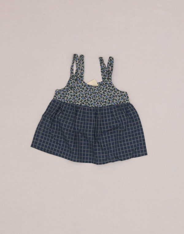 Checkered Strap Blouse & Liberty Baghère