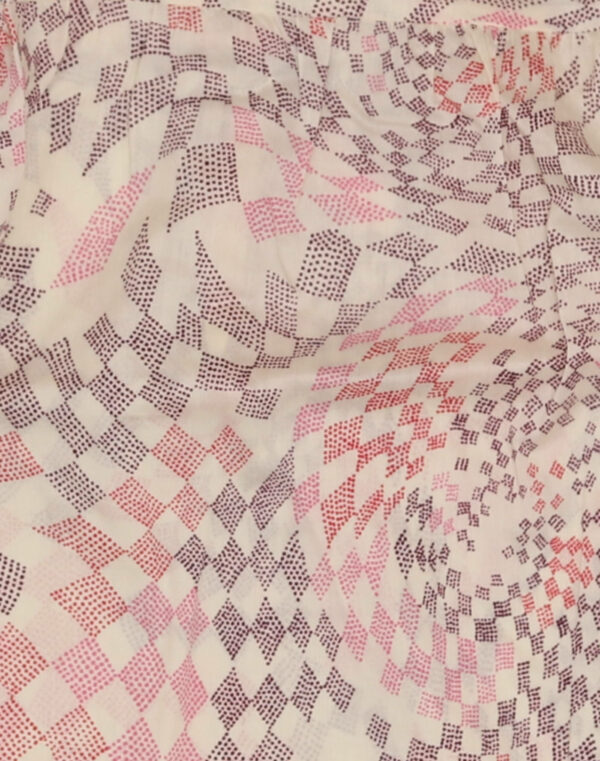 Baghère Liberty Diamond Print Dress with Wide Collar