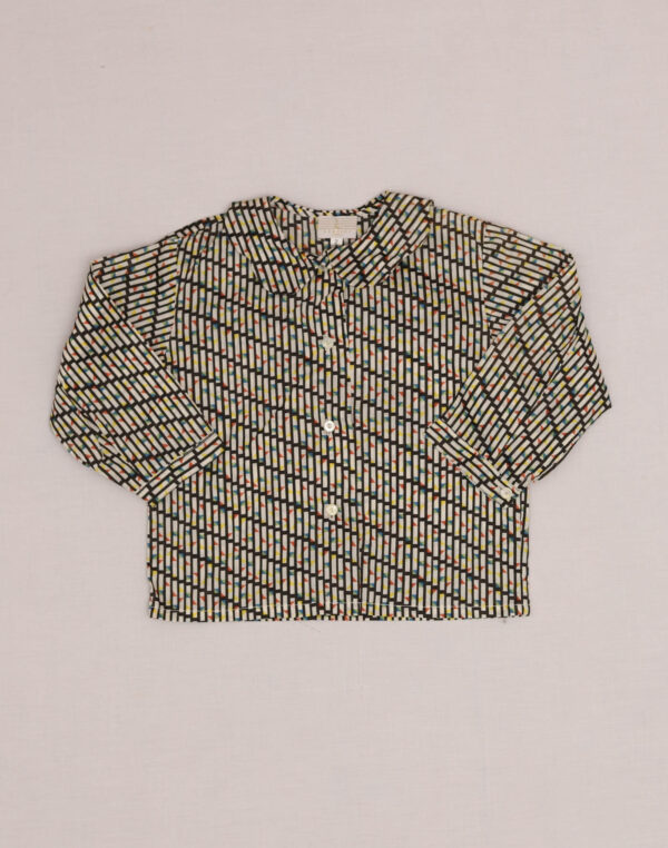Liberty Shirt with Rectangles by Baghère