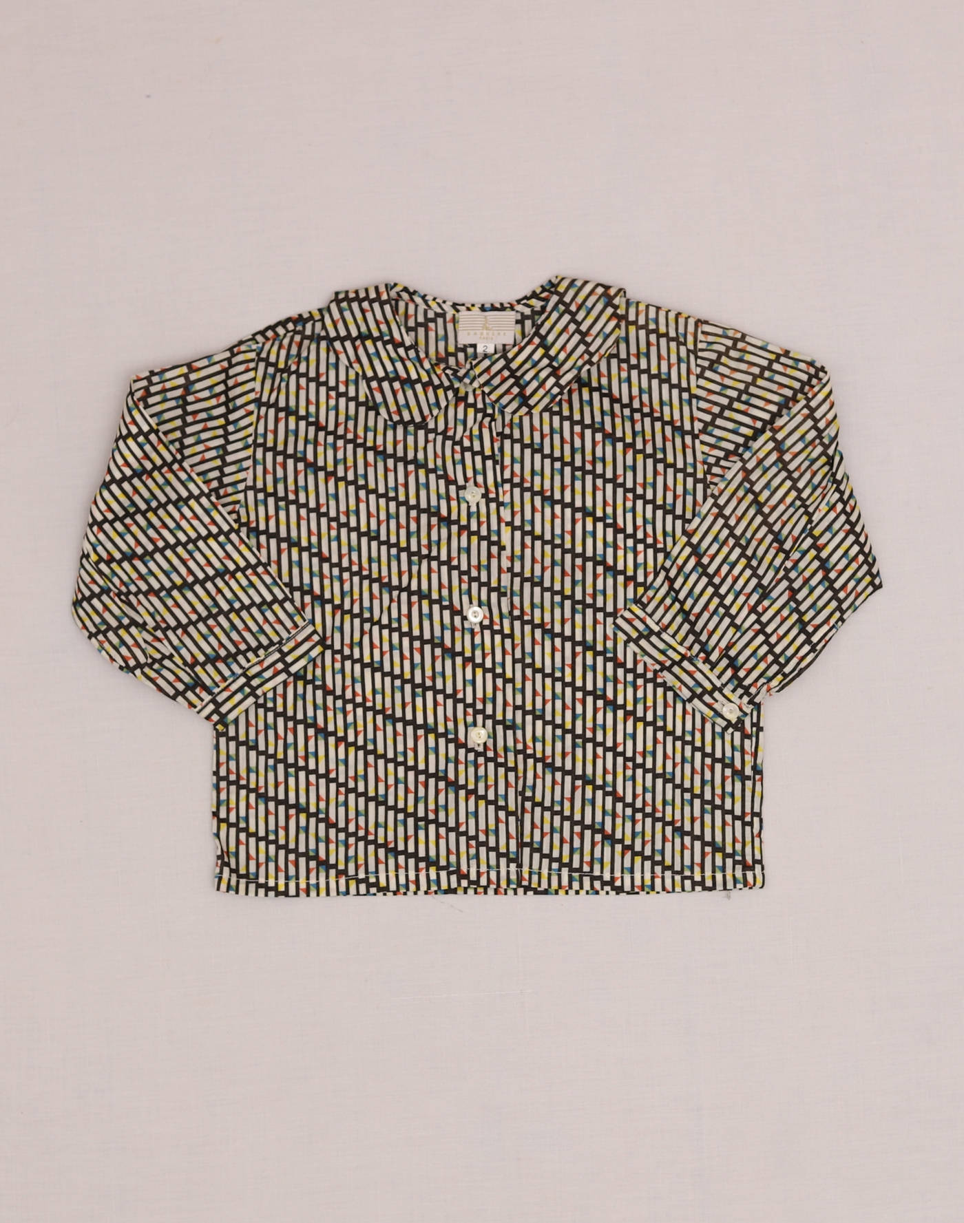 Chemise Liberty rectangles Baghère