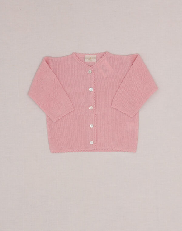 Baghère Pink Merino Cardigan