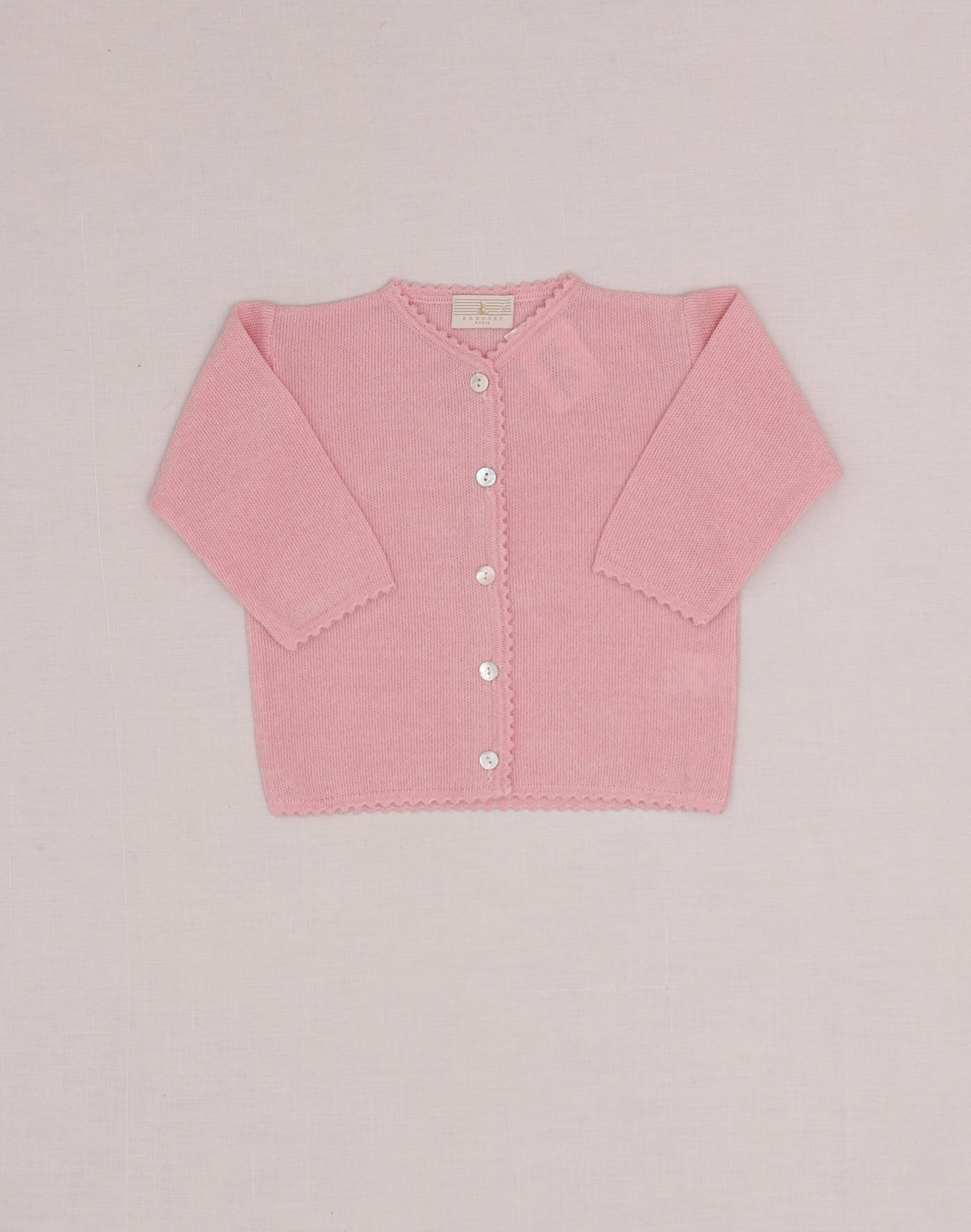 Baghère Pink Merino Cardigan