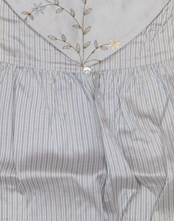 Baghère Embroidered Silk Romper & Bonnet /2