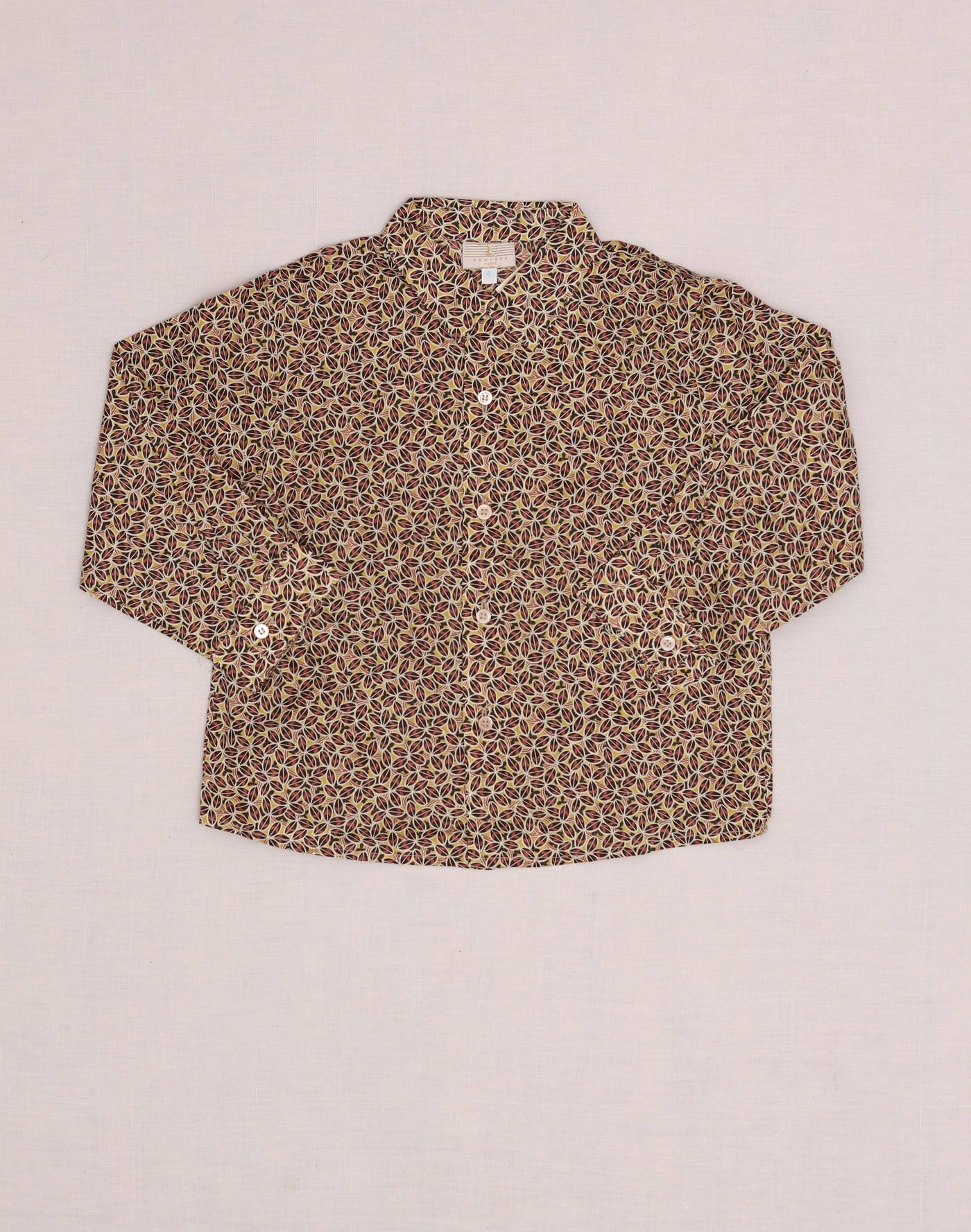 Baghère Coffee-Colored Liberty Shirt