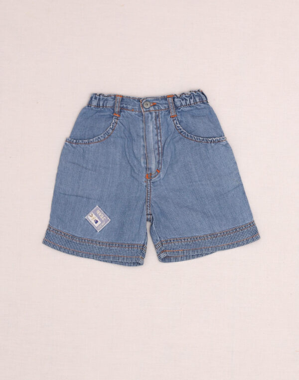 Lightweight denim shorts