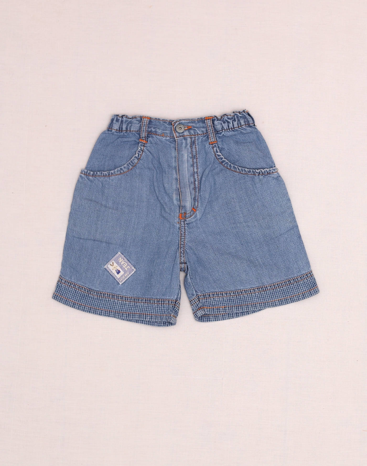 Lightweight denim shorts