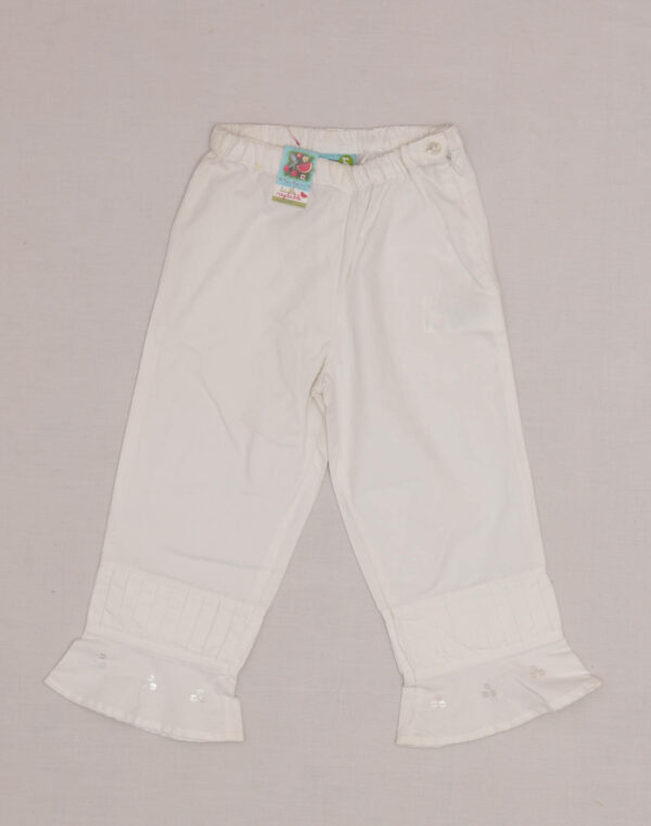 Flared sequined pants