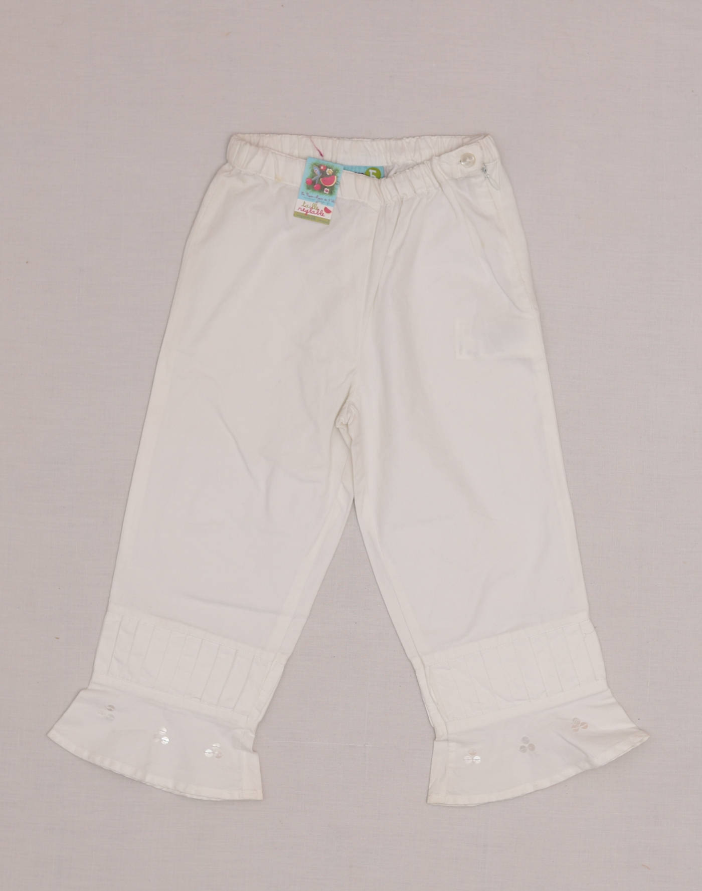 Flared sequined pants