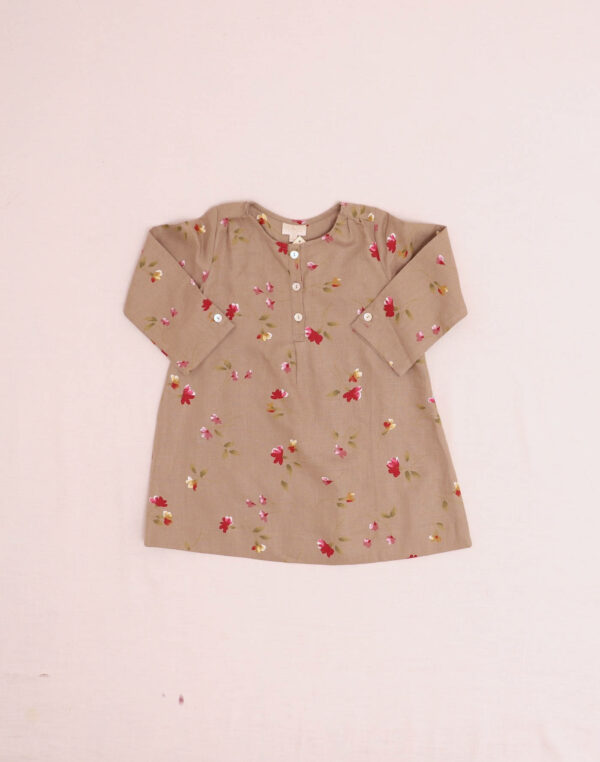 Blouse coton & lin fleuri Baghère