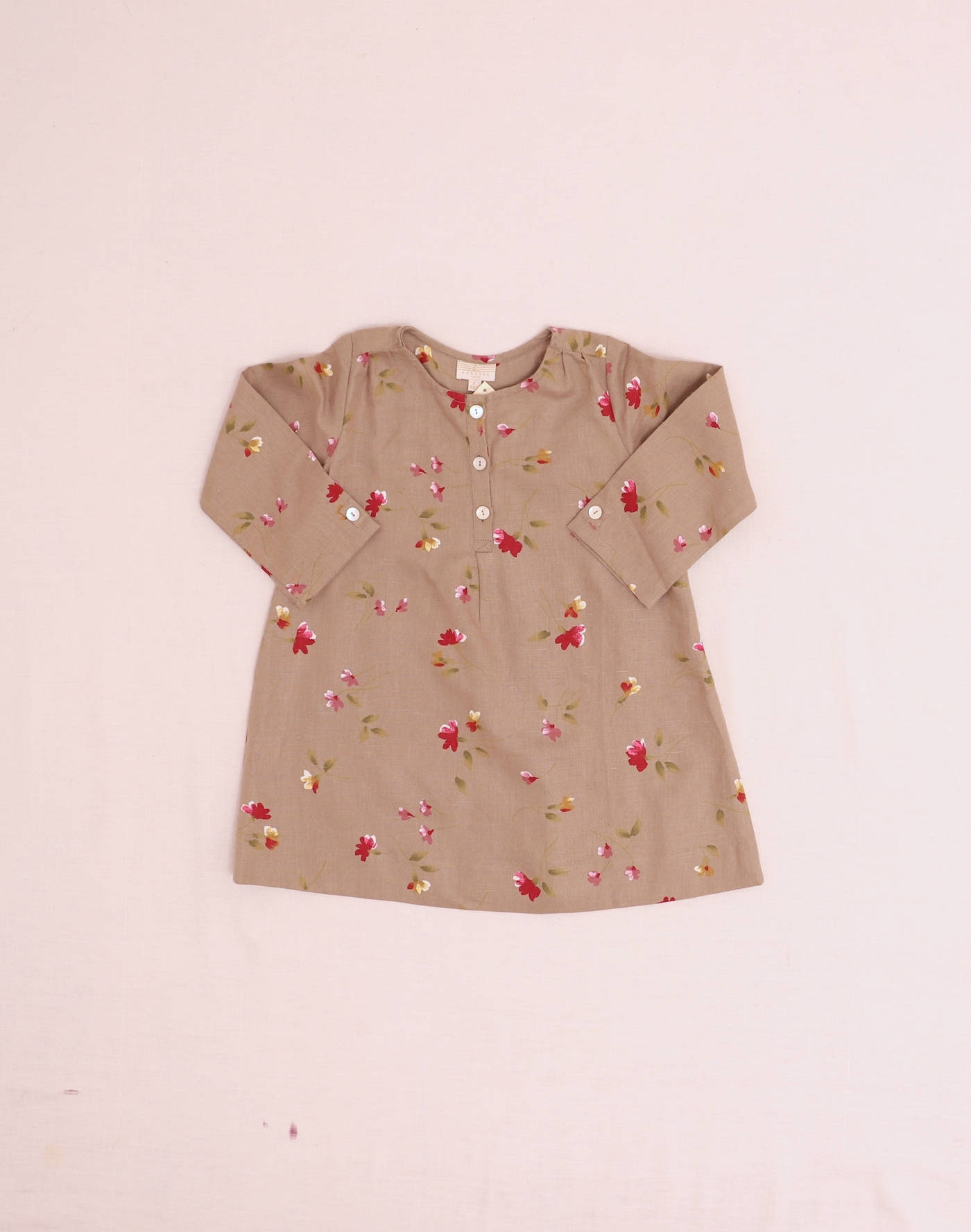 Blouse coton & lin fleuri Baghère