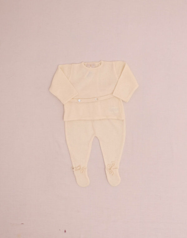 Ensemble mérinos & angora blanc Baghère