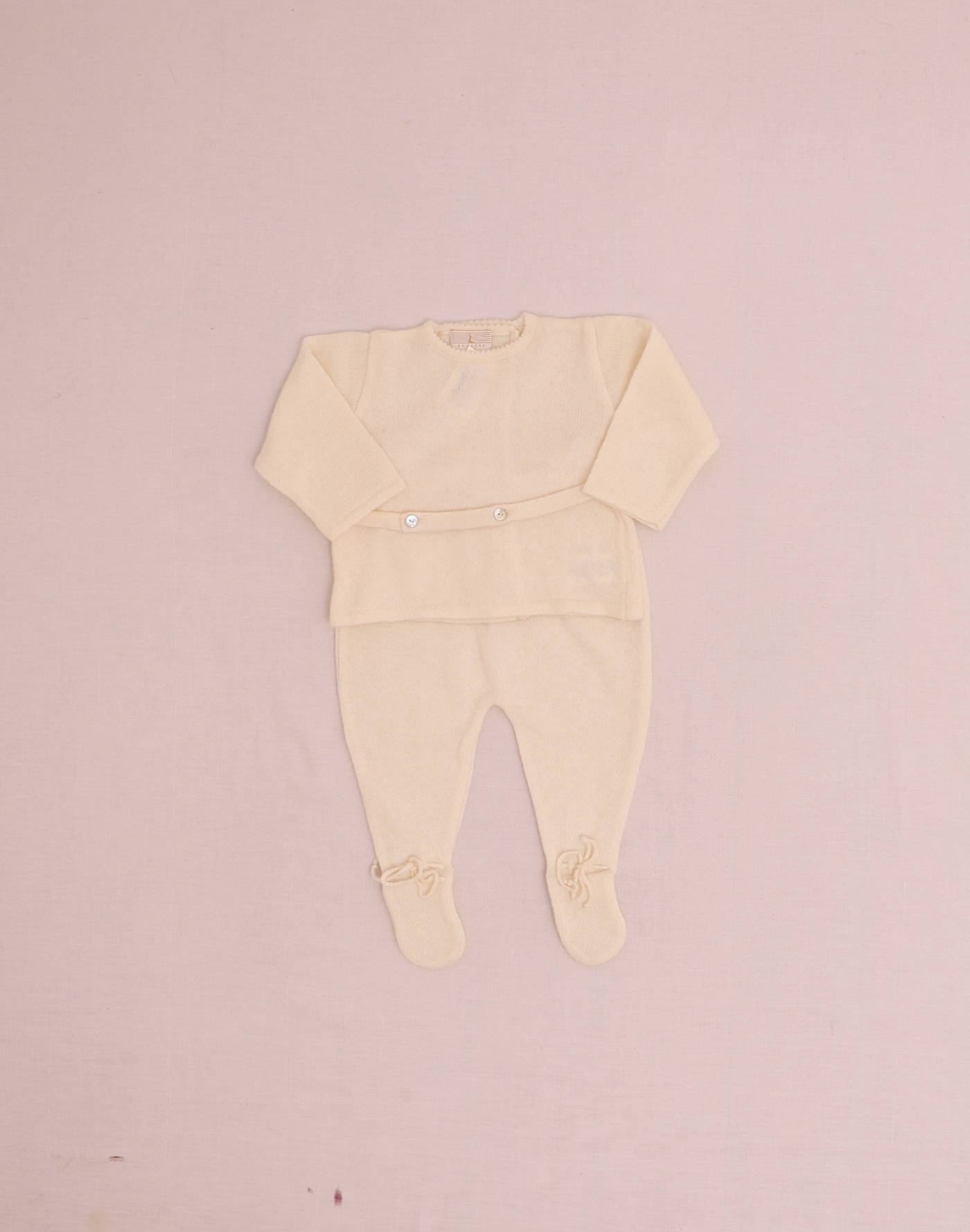 Ensemble mérinos & angora blanc Baghère