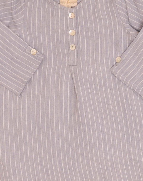 Blouse coton & lin rayé Baghère
