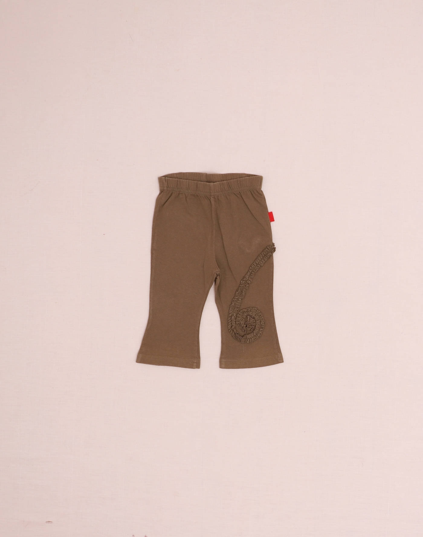 Spiral-Patterned Jersey Pants