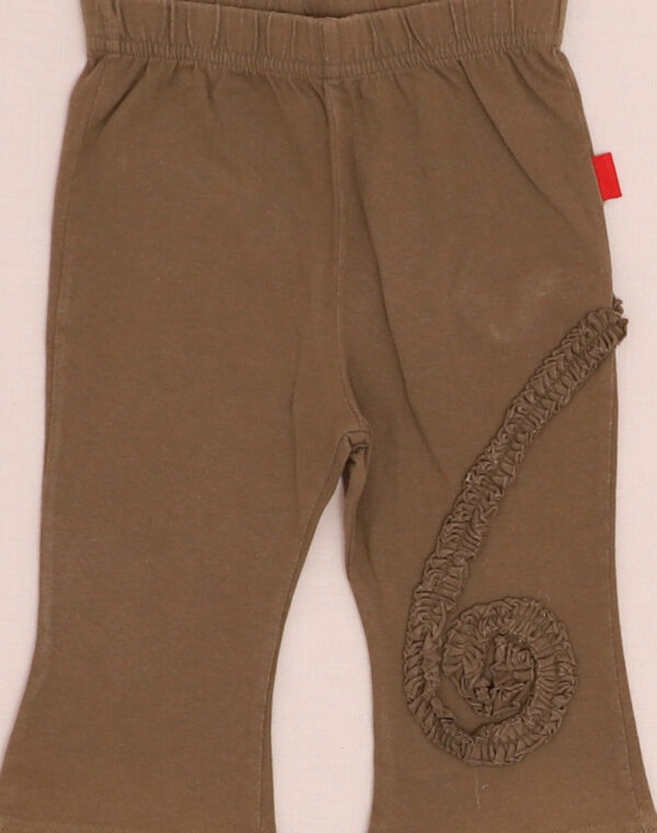 Spiral-Patterned Jersey Pants