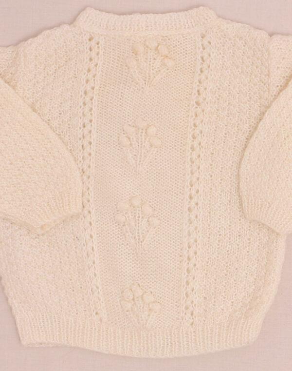 Handmade Bouquet-Stitch Sweater
