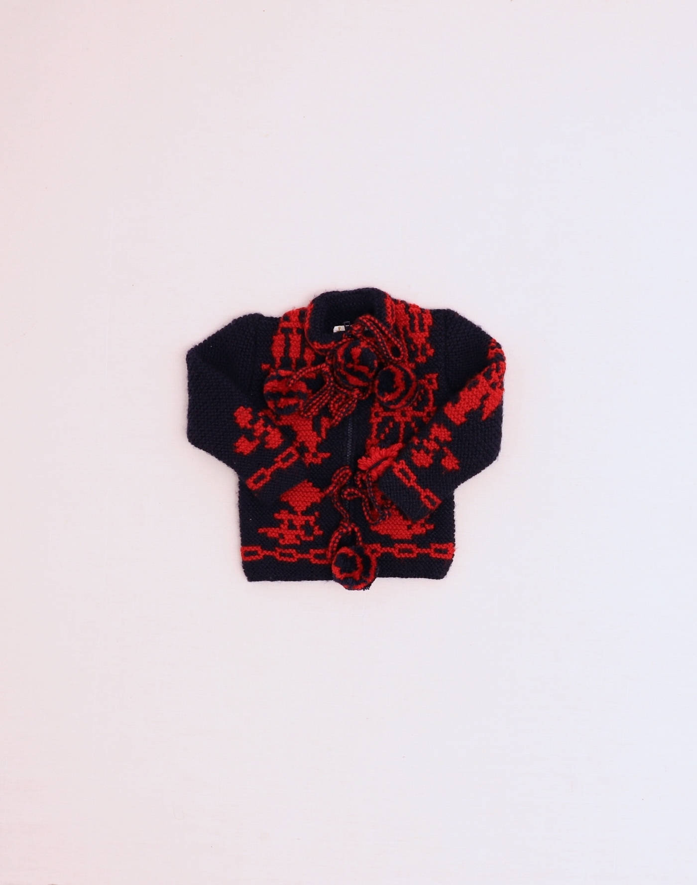 Cardigan d'alpiniste fait main