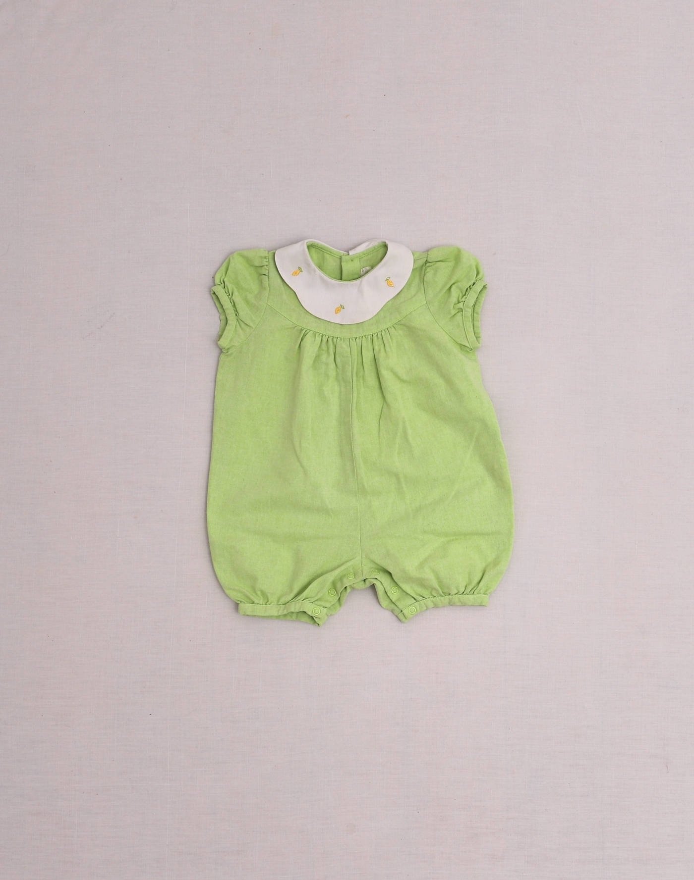 Green embroidered Cacharel onesie