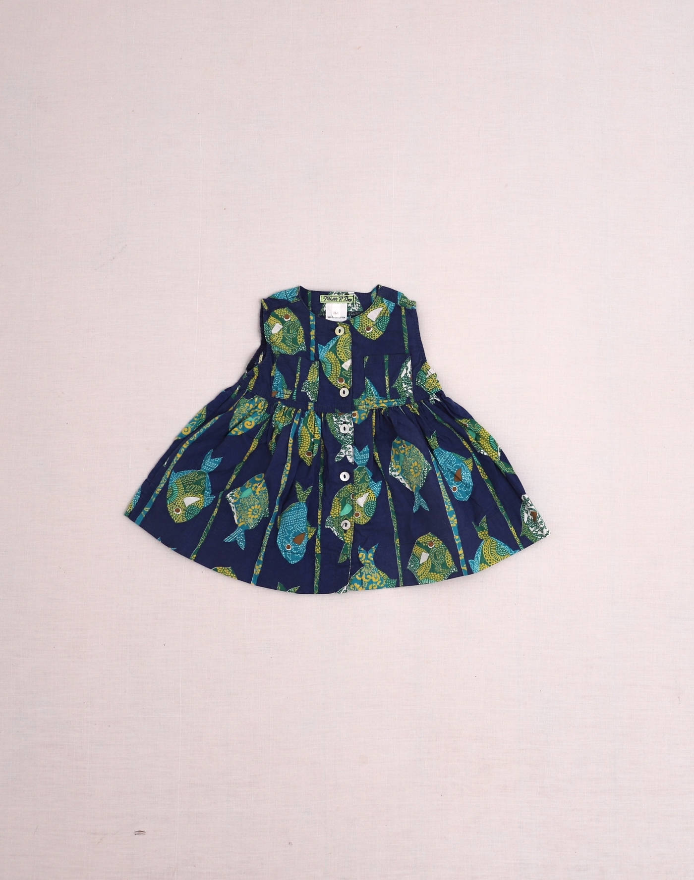 Fish-Print Dress