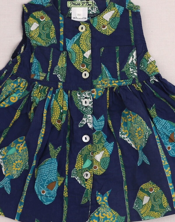 Fish-Print Dress