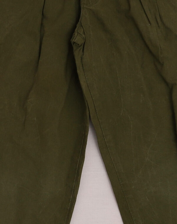 Khaki pleated pants, size 6
