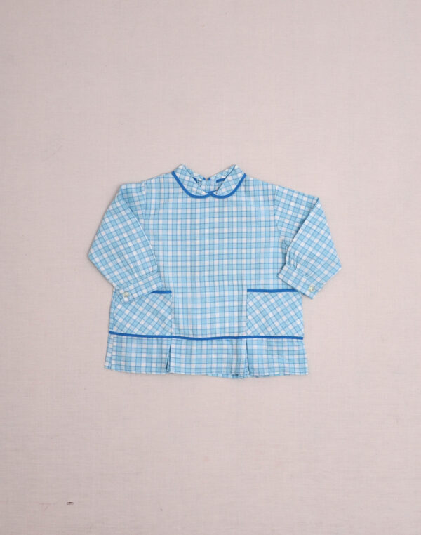 Blue 1960 Cotton-Blend Blouse