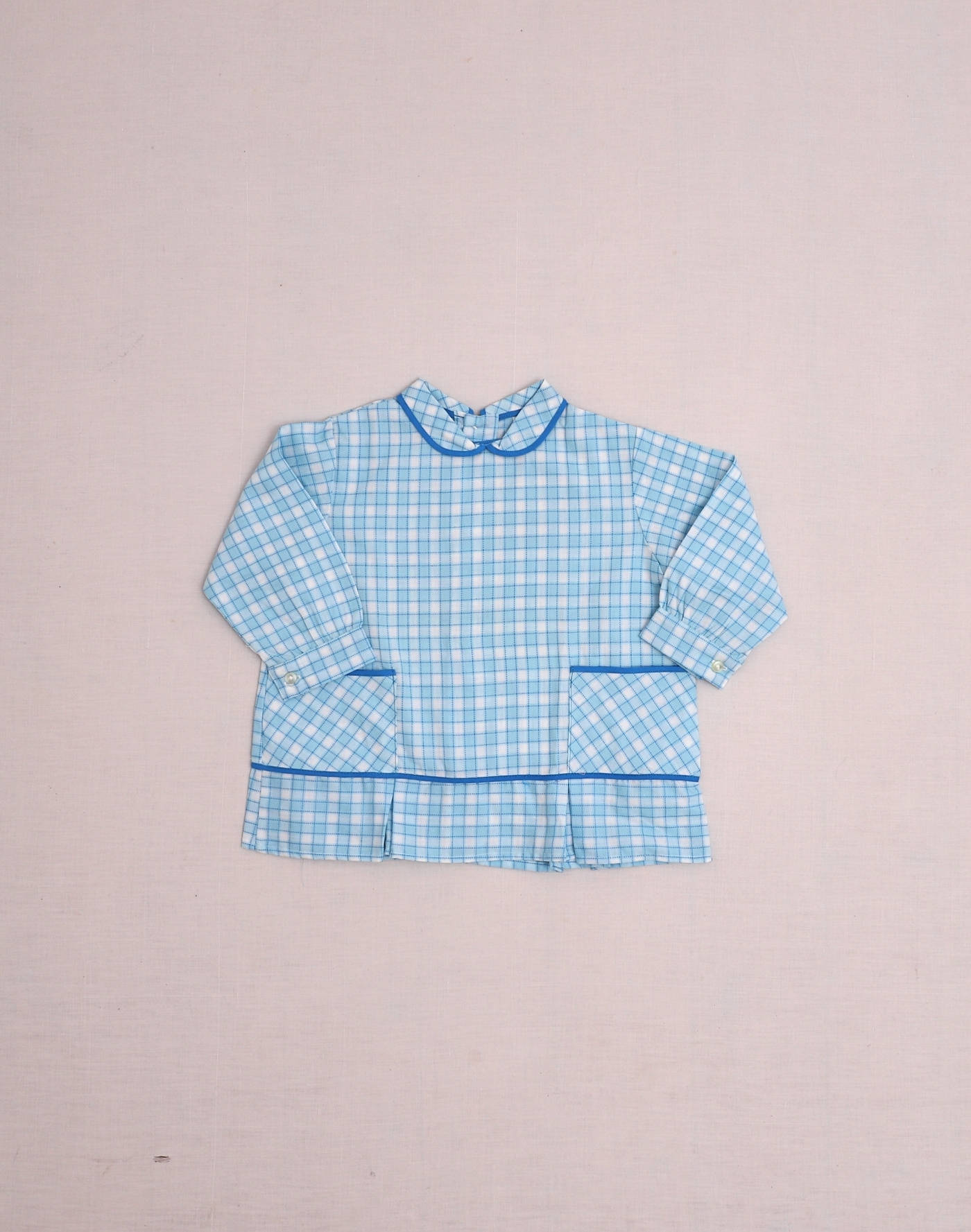 Blue 1960 Cotton-Blend Blouse