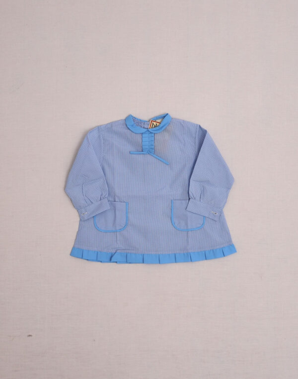 1960s Nylon Vichy Blouse