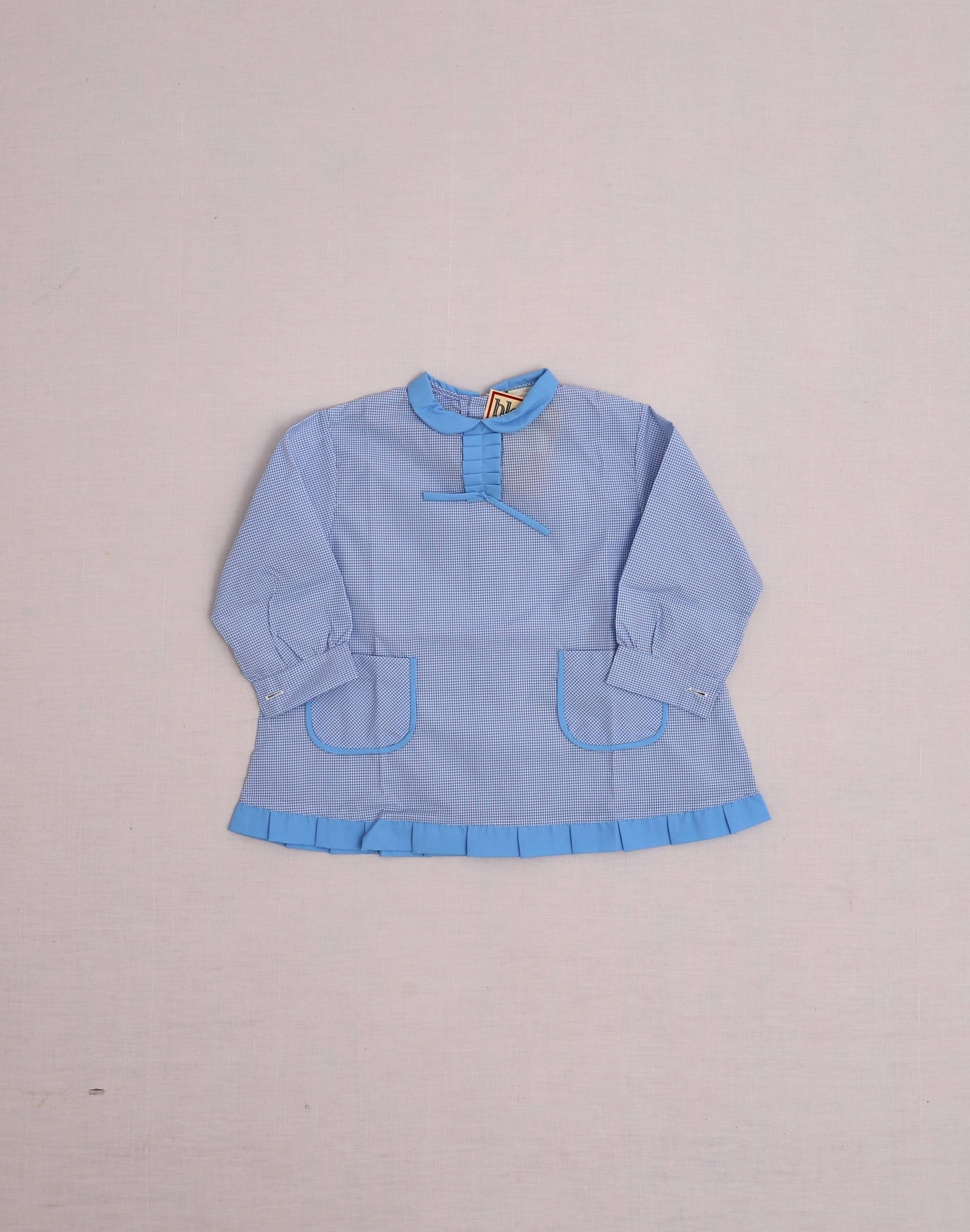 1960s Nylon Vichy Blouse