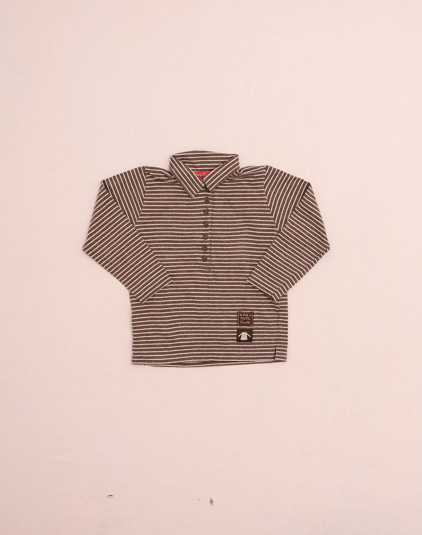 Polo en jersey rayé