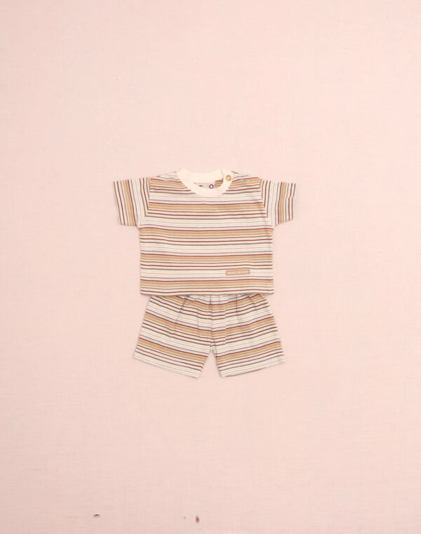 Ensemble jersey rayé