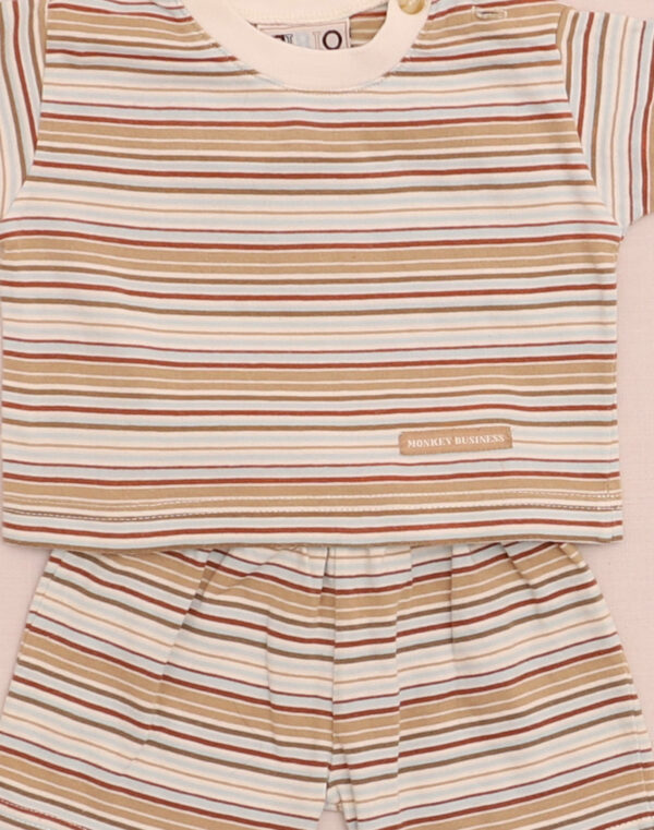 Ensemble jersey rayé