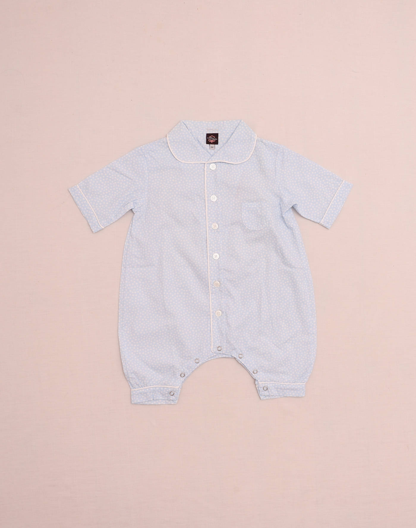Grenouillère pyjama à pois