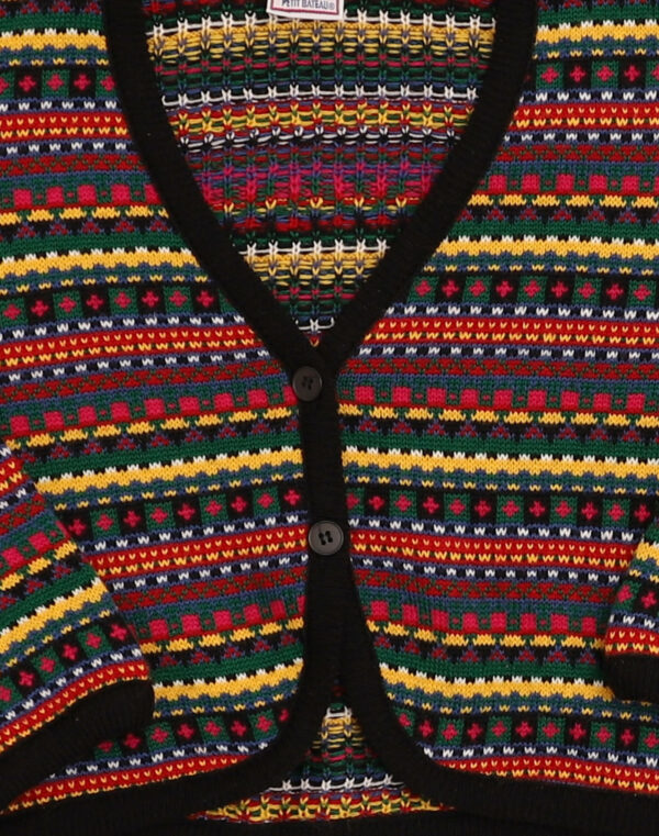 Cardigan jacquard Petit Bateau 10 ans