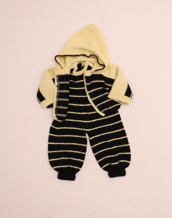 Ensemble combinaison & gilet faits main
