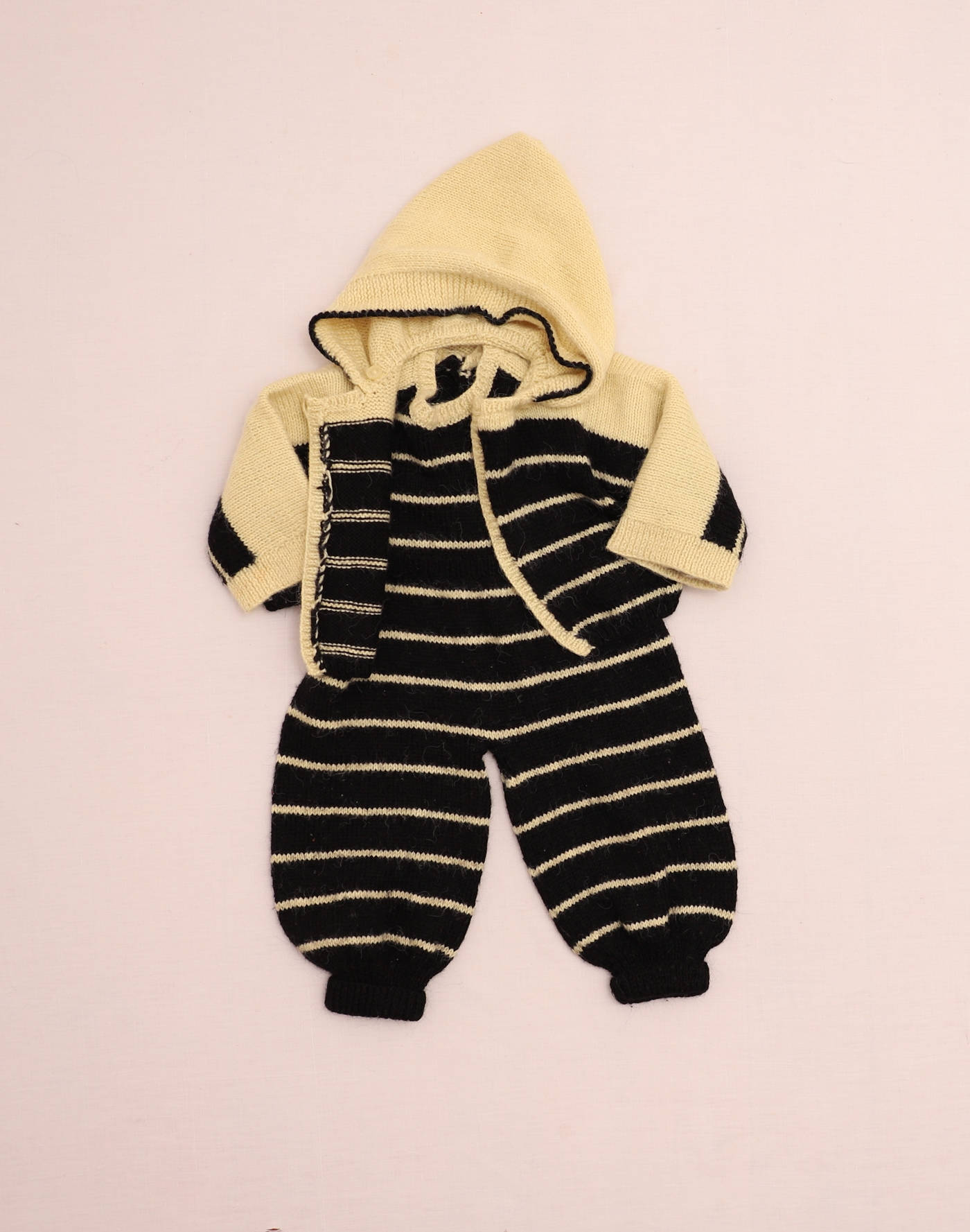 Ensemble combinaison & gilet faits main